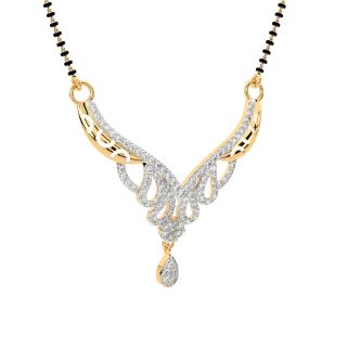 Kamna Round Diamond Mangalsutra