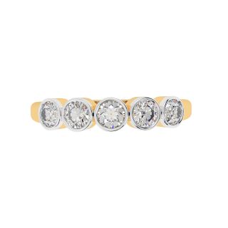 Five Stone Designer Diamond Ring