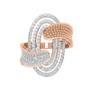 Trio Oval Design Diamond Ring