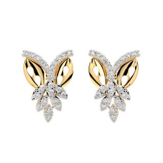 Jelena Round Diamond Stud Earrings