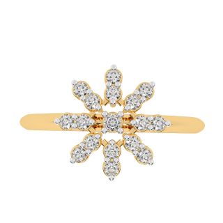 Linear Diamond Design Ring