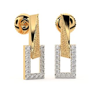 Greg Round Diamond Earrings