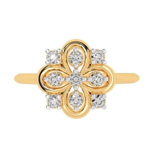 Just Like The Flower Diamond Ring