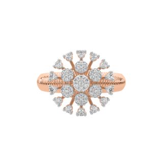 Susan Round Diamond Engagement Ring