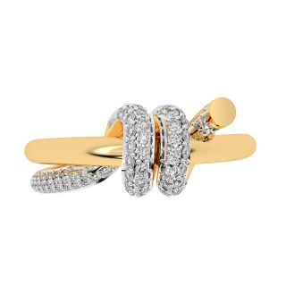 Tie The Knot Design Diamond Ring