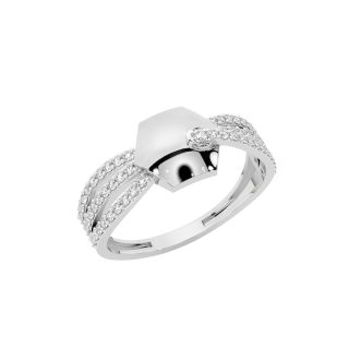 Mack Round Diamond Engagement Ring