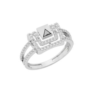 Daria Round Diamond Engagement Ring