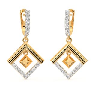 Gwenn Round Diamond Earrings