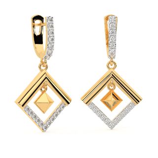 Gwenn Round Diamond Earrings