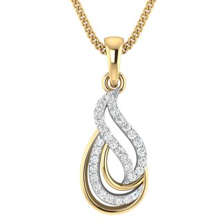 Reyansh Office Wear Diamond Pendant For Her