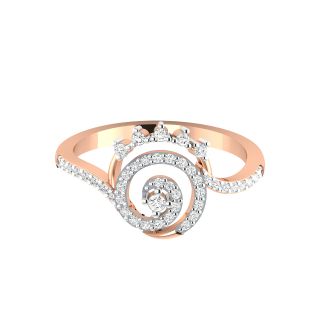 Seina Round Diamond Engagement Ring