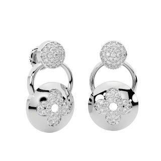 Zeel Round Diamond Earrings