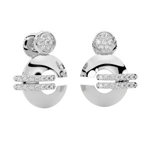 Alona Round Diamond Stud Earrings