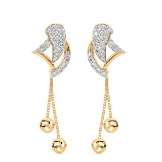 Hansen Round Diamond Earrings