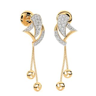 Hansen Round Diamond Earrings