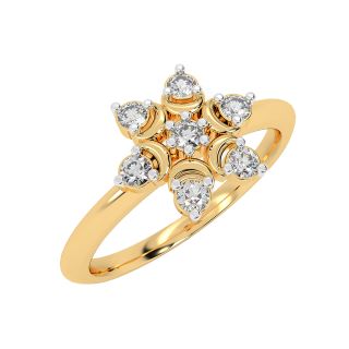 Bloom Design Diamond Ring