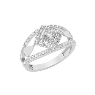 Garvey Round Diamond Engagement Ring