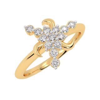 Triangle Design Diamond Ring