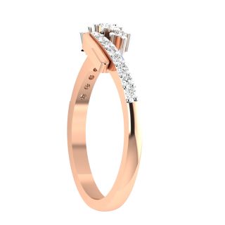 Dai Round Diamond Dainty Ring