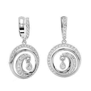 Wren Round Diamond Earrings