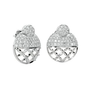 Astrid Round Diamond Stud Earrings