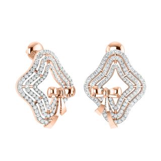 Lucie Star Diamond Stud Earrings For Her