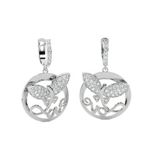 Margot Round Diamond Earrings