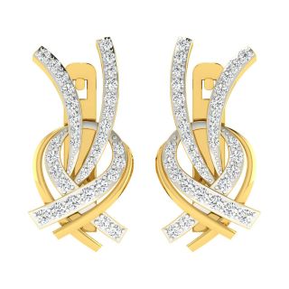 Meilani Round Diamond Bali Earrings