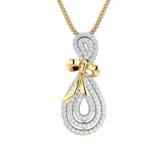 Aida Round Diamond Office Wear Pendant