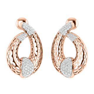 Ninon Round Diamond Stud Earrings