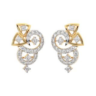 Nelia Round Diamond Stud Earrings