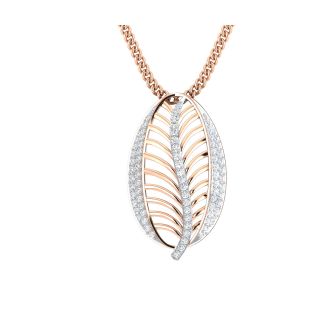 Achit Round Diamond Office Wear Pendant