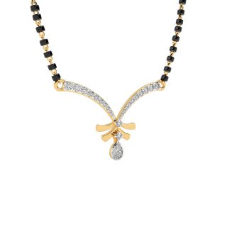 Stylish Designer Diamond Mangalsutra