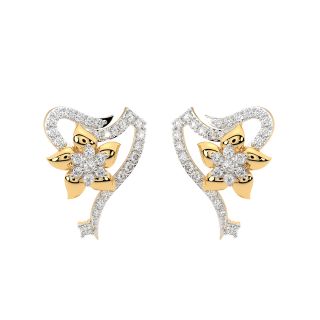 Miriam Round Diamond Stud Earrings