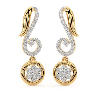 Zeeman Round Diamond Earrings
