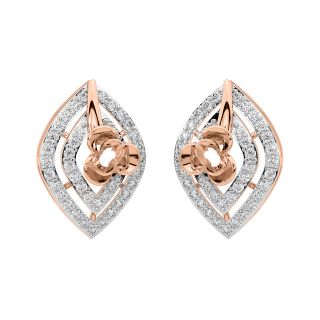 Lillie Round Diamond Stud Earrings