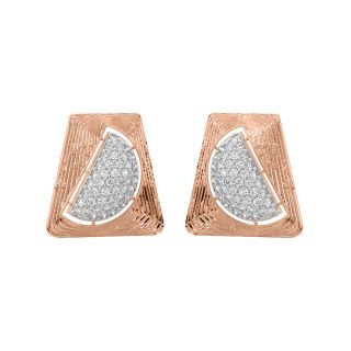 Patsy Round Diamond Stud Earrings