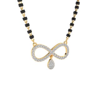 Trending Infinity Design Diamond Mangalsutra