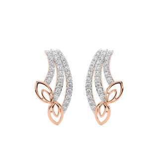 Andrya Round Diamond Stud Earrings