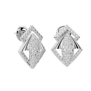 Brandi Round Diamond Stud Earrings