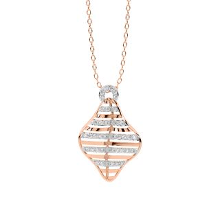 Aileen Round Diamond Office Wear Pendant