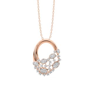 Alayna Round Diamond Pendant