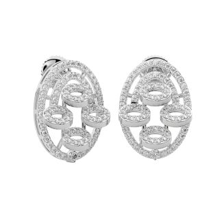 Twila Round Diamond Stud Earrings