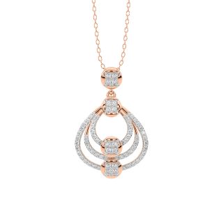 Keri Round Diamond Office Wear Pendant