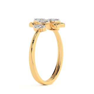 Designer Diamond Ring In Gold