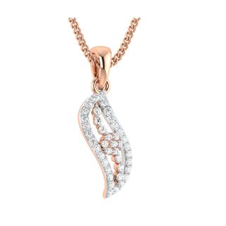 Zeal Round Diamond Office Wear Pendant