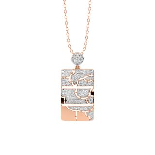 Renny Round Diamond Office Wear Pendant