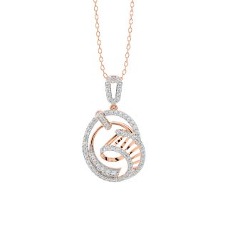 Thurle Round Diamond Office Wear Pendant