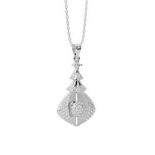 Gunnar Round Diamond Office Wear Pendant