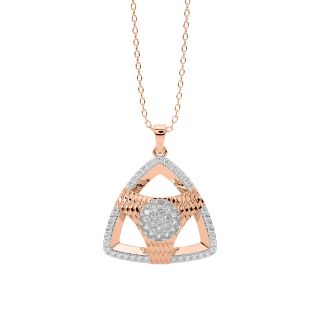 Liam Round Diamond Office Wear Pendant